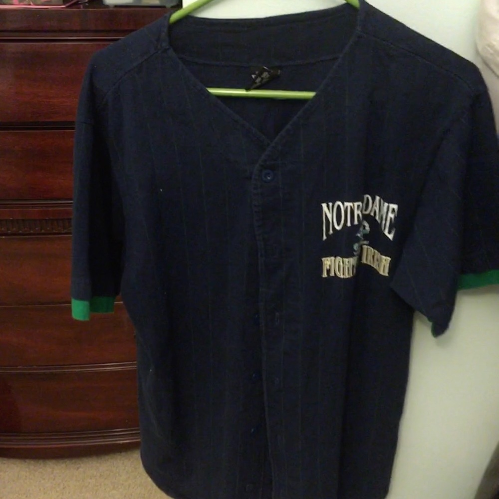 Vintage Notre Dame baseball jersey